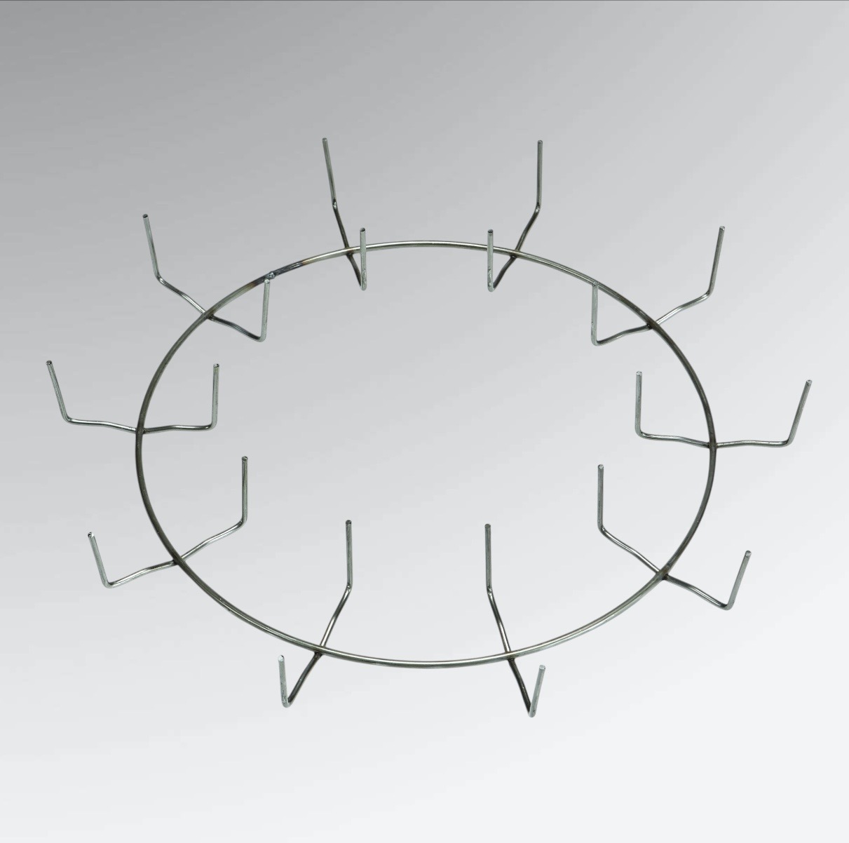 10" Wire Clamp Wreath Ring - Image 2