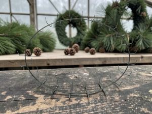 24" Wire Clamp Wreath Ring
