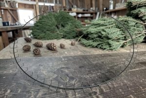 54" Wire Clamp Wreath Ring
