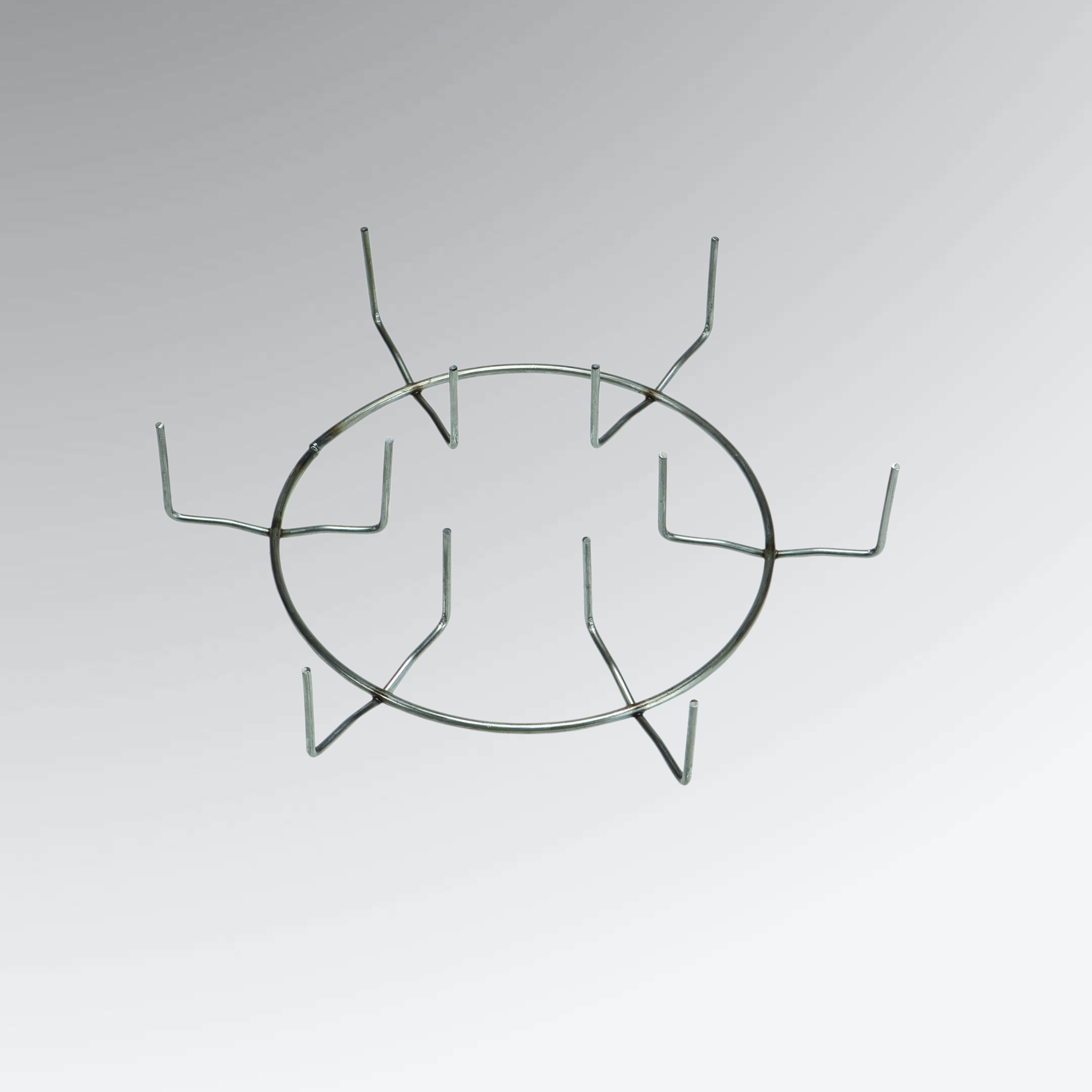 6" Wire Clamp Wreath Ring - Image 2