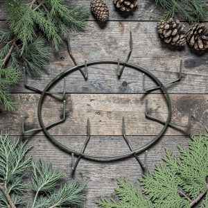 8" Wire Clamp Wreath Ring