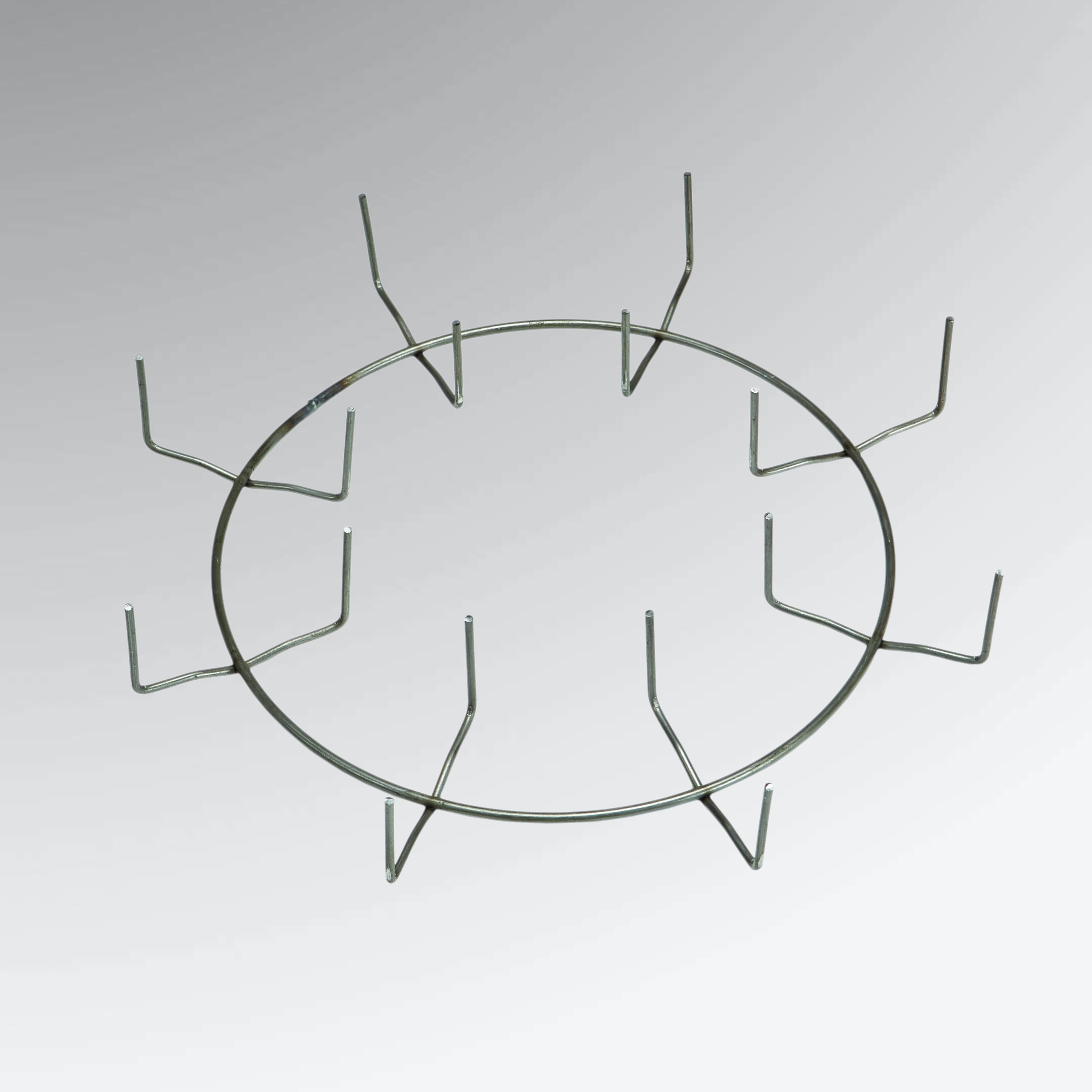8" Wire Clamp Wreath Ring - Image 3