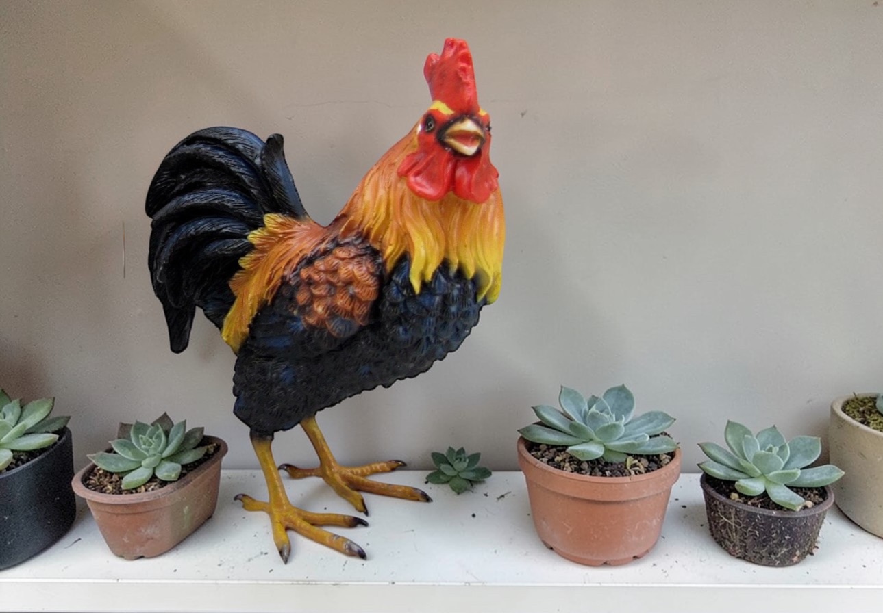 Roosters Figurines - Each - Image 4