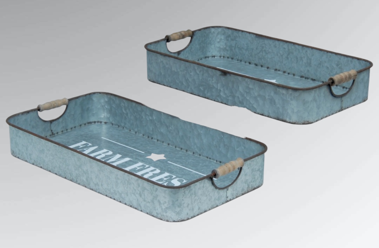 "Farm Fresh" Metal Trays - Each - Image 3