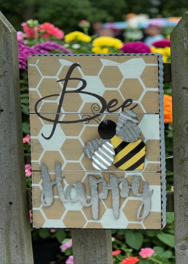 Bee Happy & Bee Kind Plaques - Each - Image 2