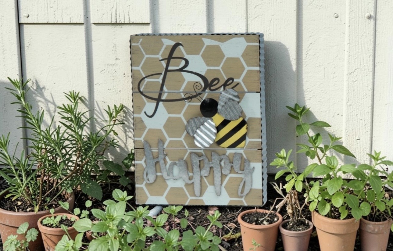 Bee Happy & Bee Kind Plaques - Each - Image 5