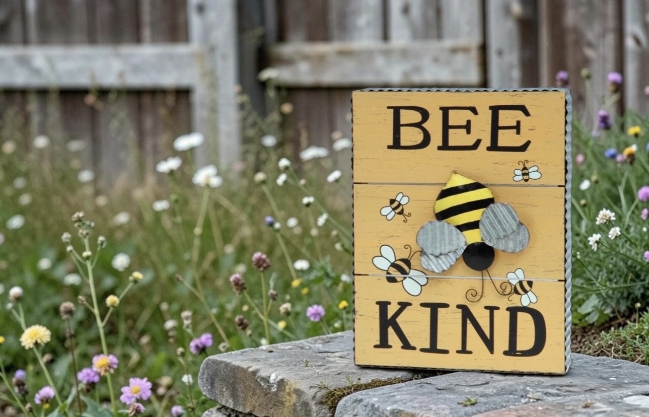 Bee Happy & Bee Kind Plaques - Each - Image 8