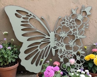 Metal Butterfly Plaques - Each - Image 3