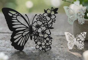 Metal Butterfly Plaques - Each