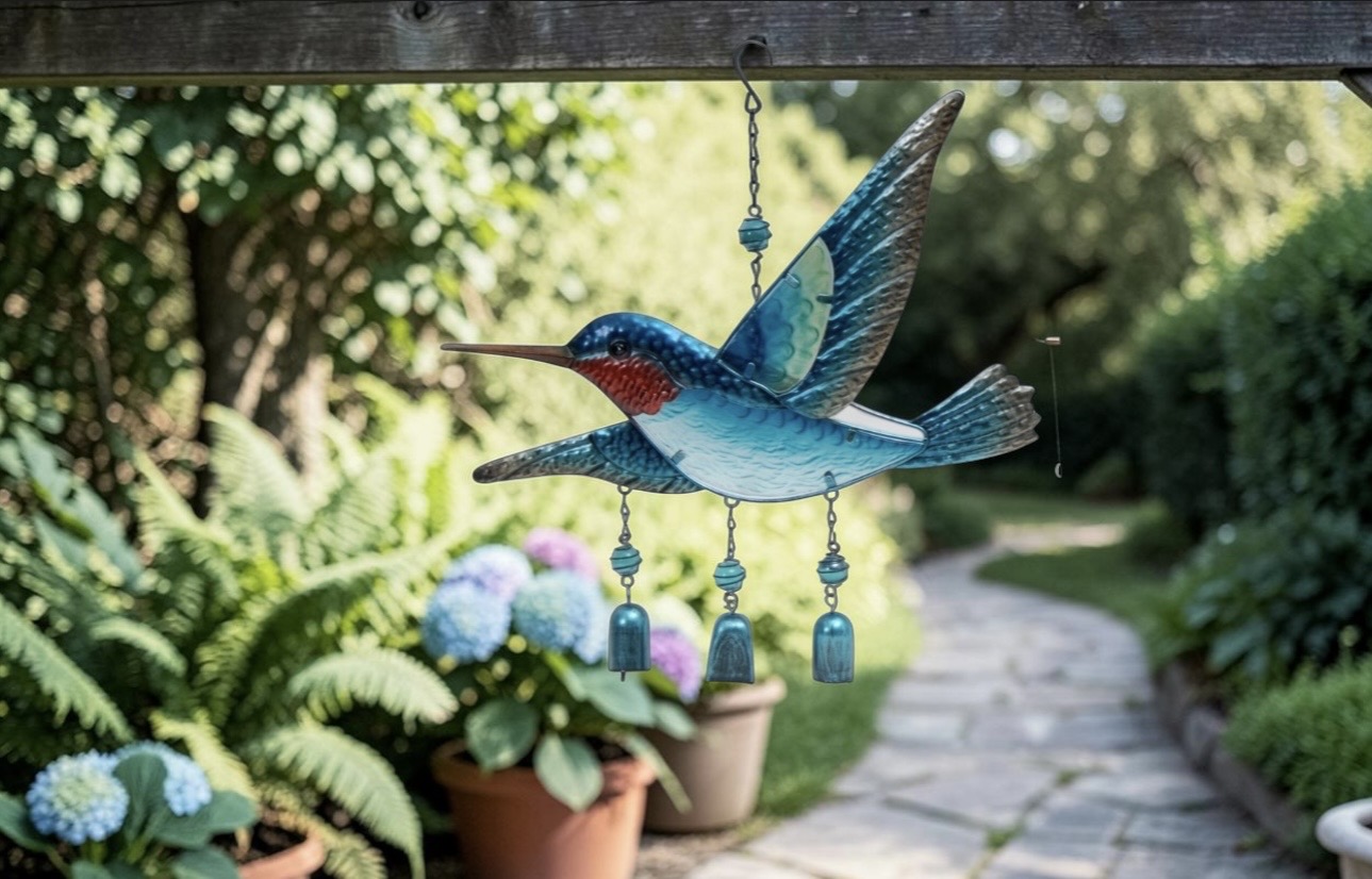 HummingBird Wind Chimes - Each - Image 4