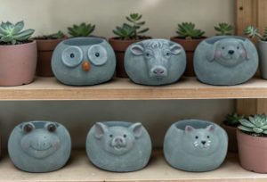 Cement Animal Planters - Each