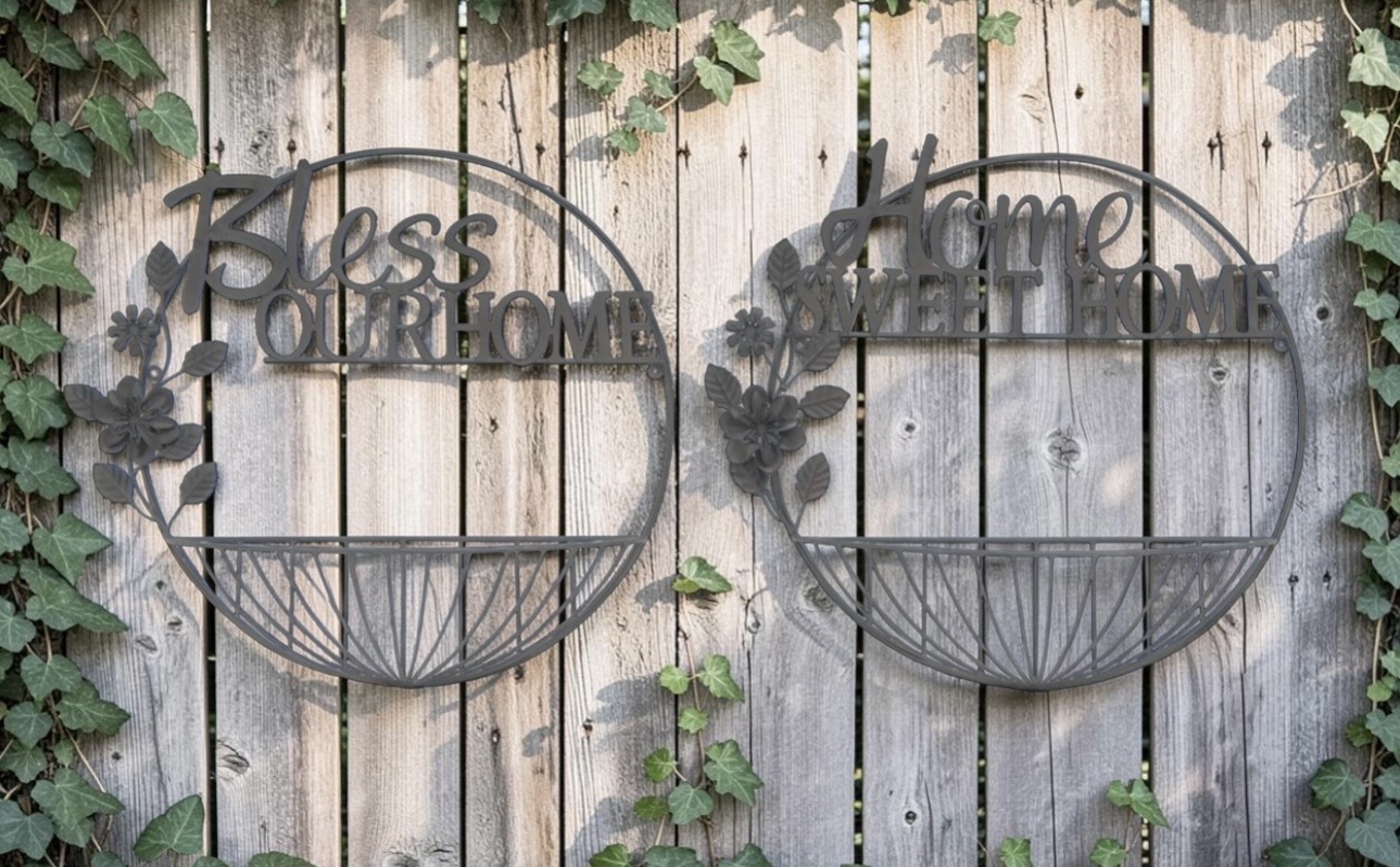 Metal Wall Pocket Baskets - Each - Image 2