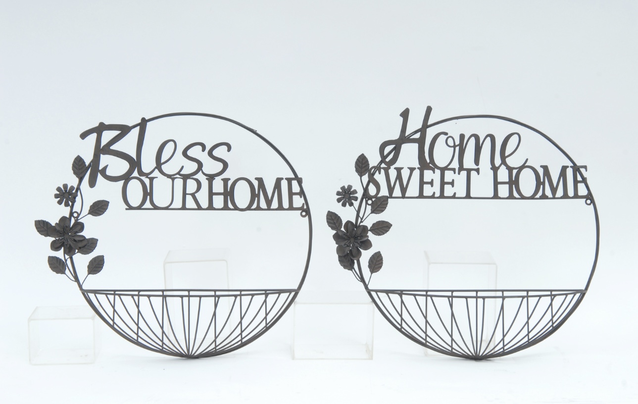 Metal Wall Pocket Baskets - Each