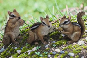 Chipmunk Figurines - Each