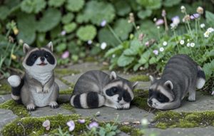 Raccoon Figurines - Each