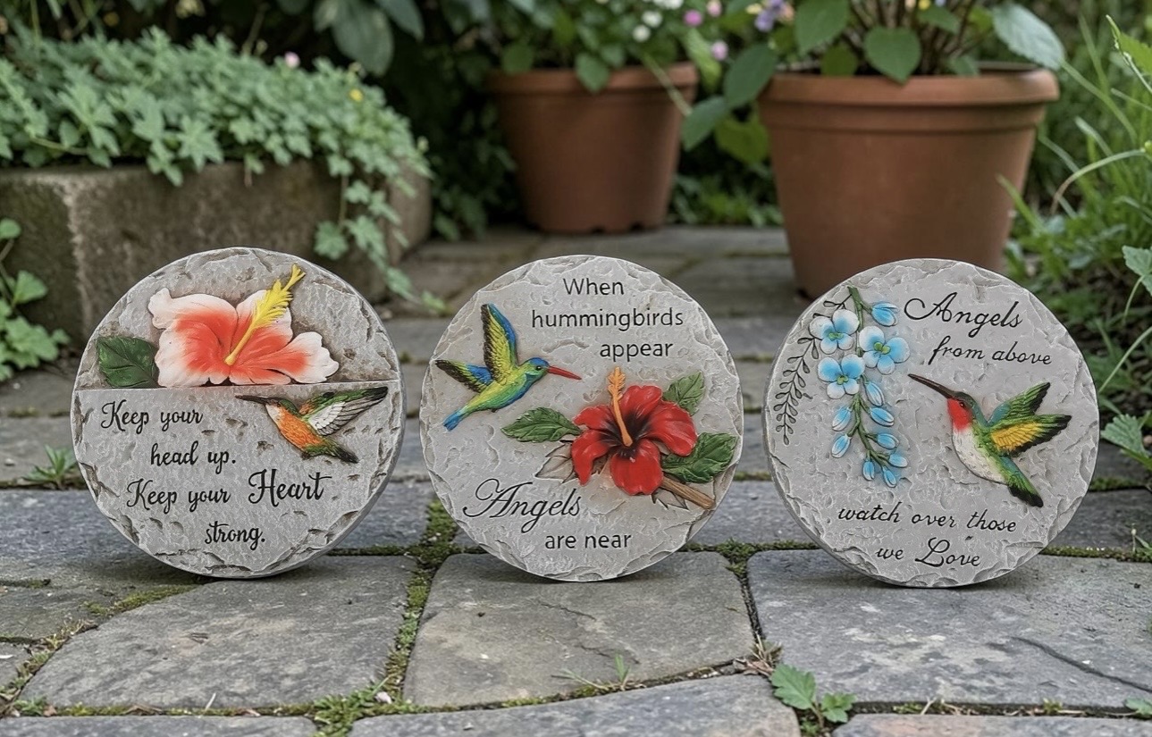 HummingBird Stepping Stones/Plaque - Each - Image 8