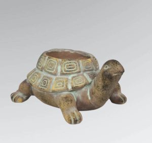 Cement Frog & Turtle Planters - Each - Turtle
