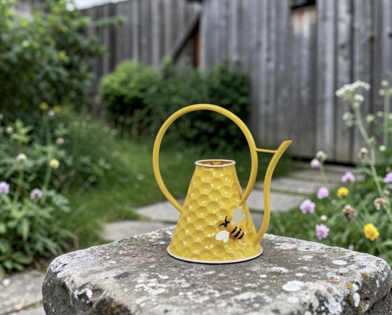 Watering Can with Bee Design