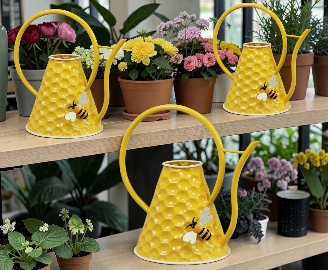 Watering Can with Bee Design - Image 3