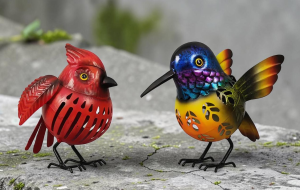 Solar Garden Décor Birds - Each