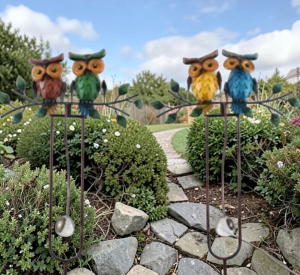 Garden Owl Stakes - Each