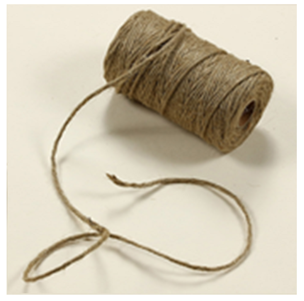 4mm x 60 yds. Natural Jute Burlap Rope - Schroth Wholesale Supply Co