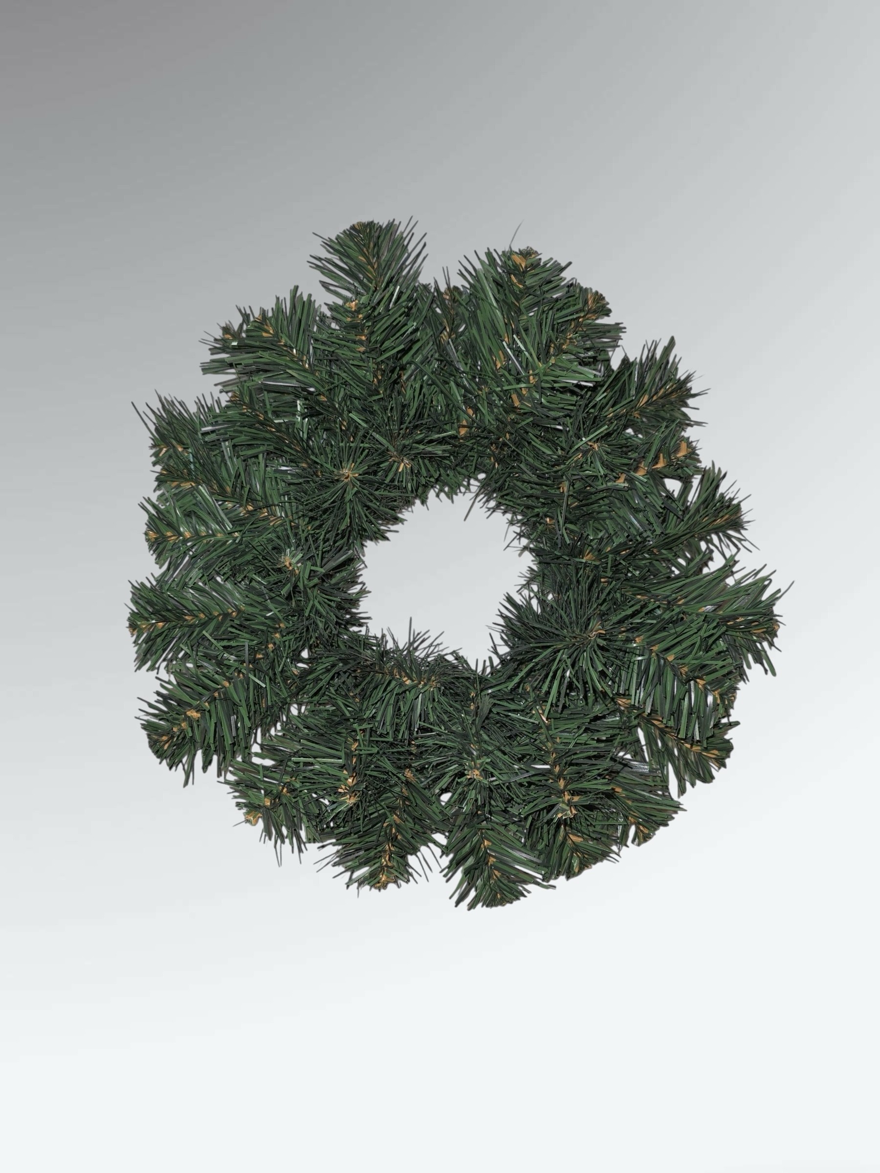 12" Artificial Elk Mountain Pine Wreath / Candle Ring - Each - Image 6