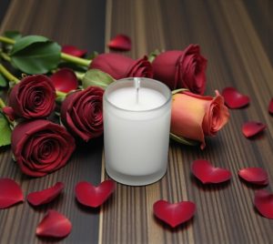 Votive Candles in Frosted Glass Cylinder, White -  25/bx