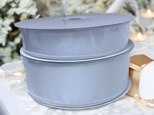 Satin Ribbons #40 Wired, (2.5″ x 50 yds.) – roll