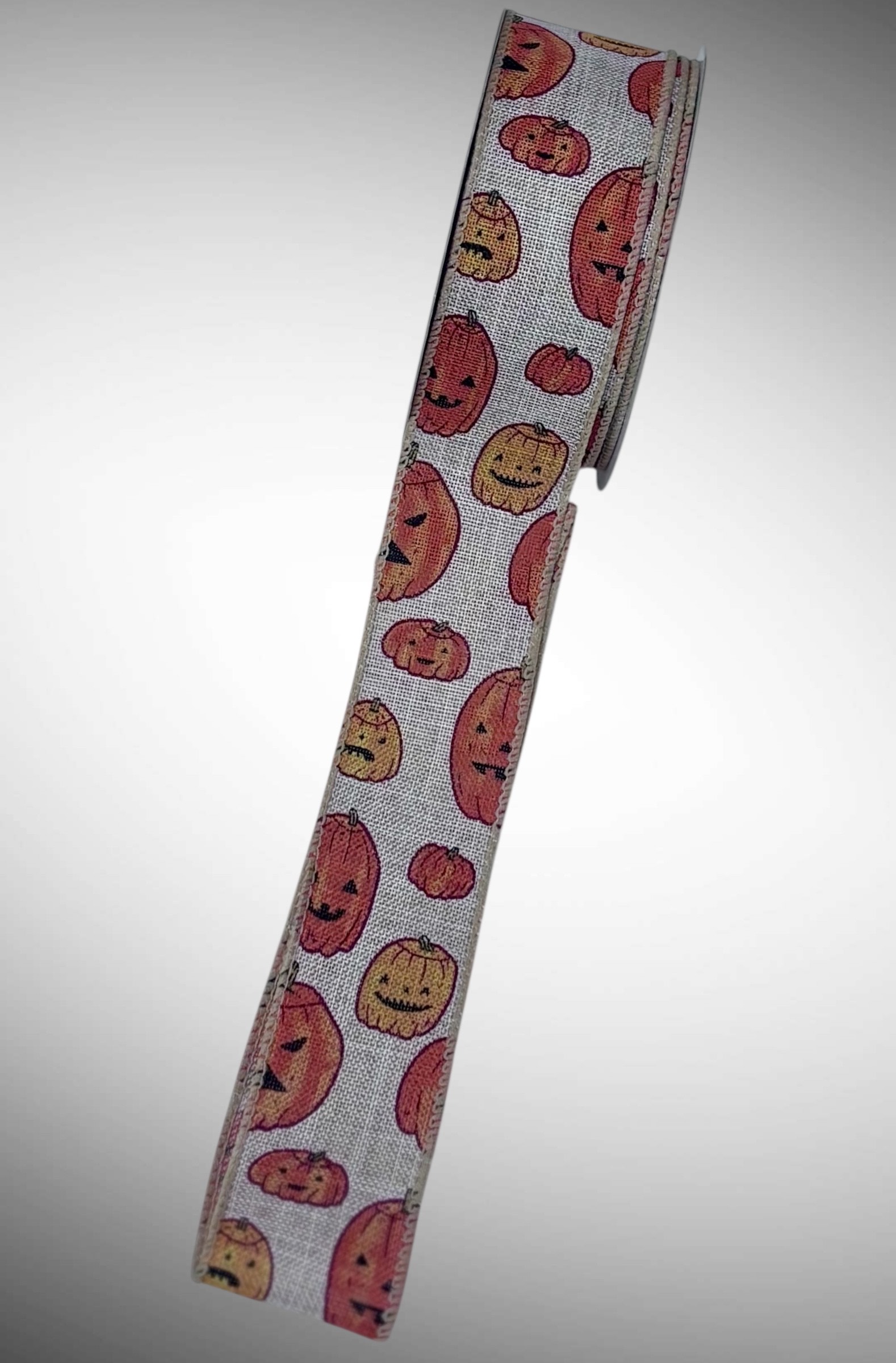 Jack-o-Lantern #9 Wired Ribbon (1.5"x10 yards) - roll - Image 3