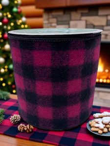 4" Buffalo Plaid Wired Ribbon (4″ x 10 yds.)