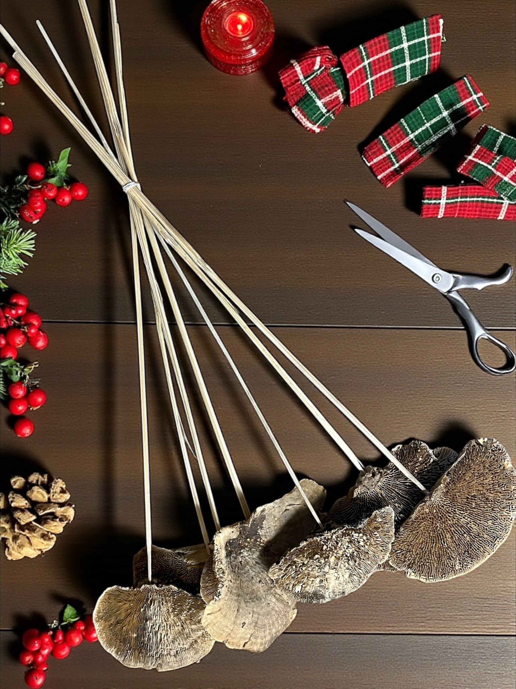 Natural Sponge Mushrooms - pkg. of 7 stems - Image 5