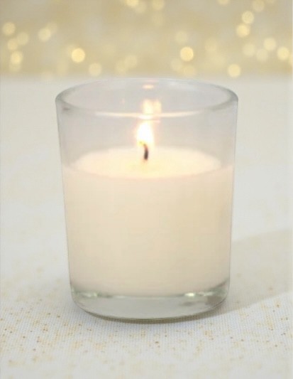 Votive Candles in Glass Cylinder, Ivory - Case/75 - Image 6