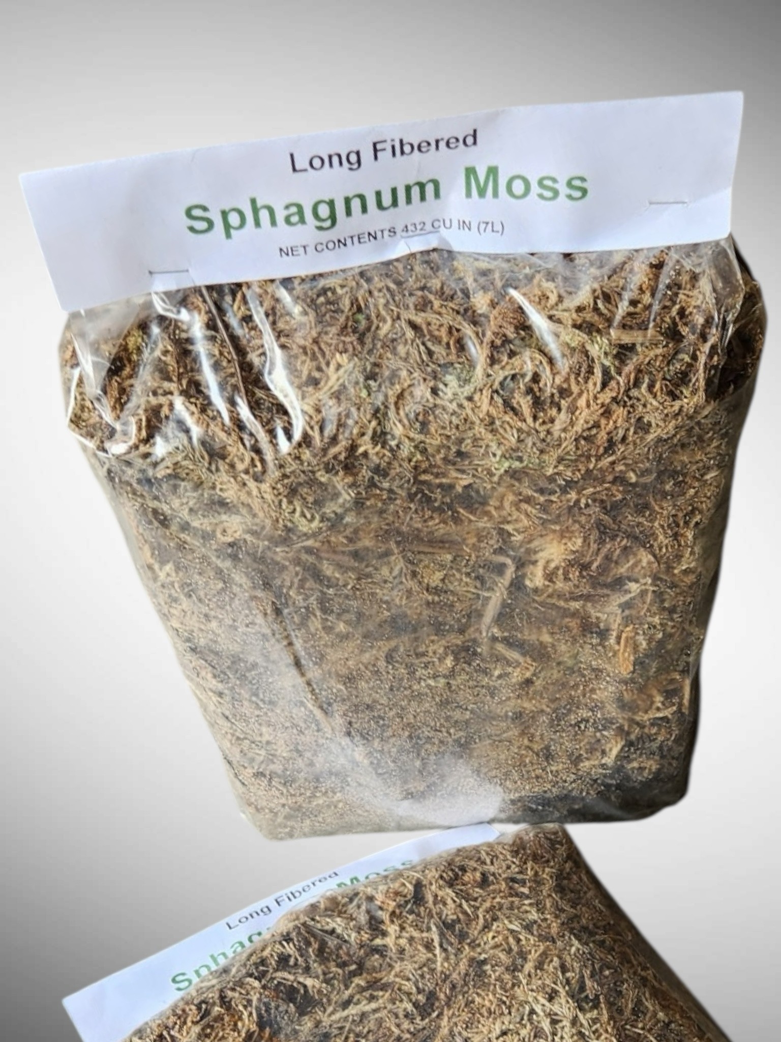 Sphagnum Moss, Long Fiber Naturally Dried- 432 Cu. Inch Bale - Image 2