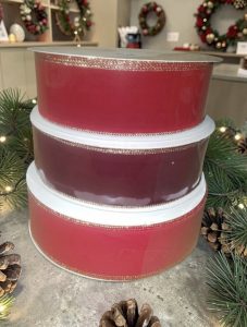 Velvet #40 Wired Ribbon (2.5″ x 50 yards) – roll