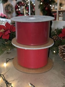 Velvet #40 Poly Back Ribbon (2.5″ x 25 yard) – roll