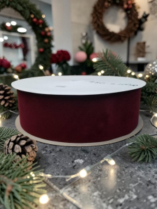 Velvet #80 Poly Back Ribbon (3.5″ x 100 yard) – roll