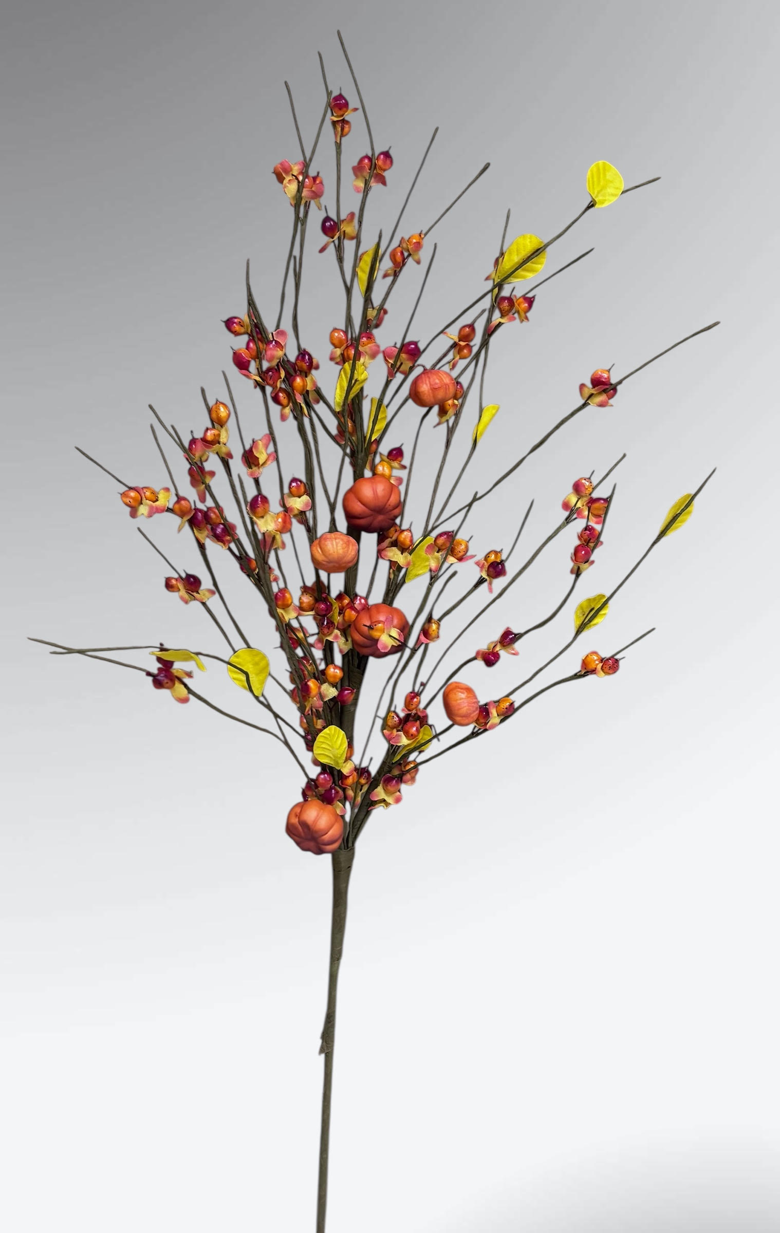 30" Poly-Foam Bittersweet/Mini-Pumpkin Spray