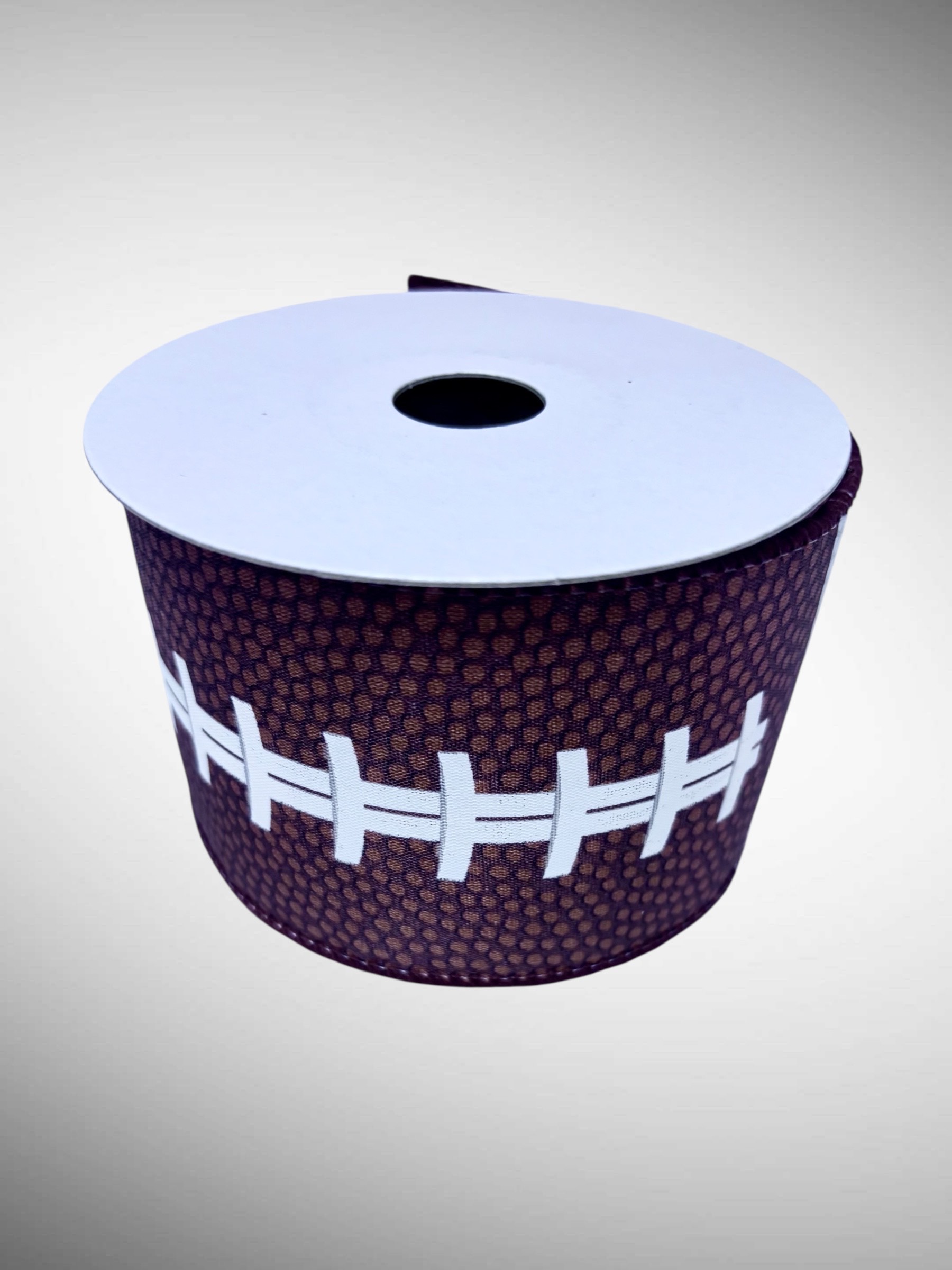 #40 Football Ribbon (2.5" x 10 yds.) - Image 2