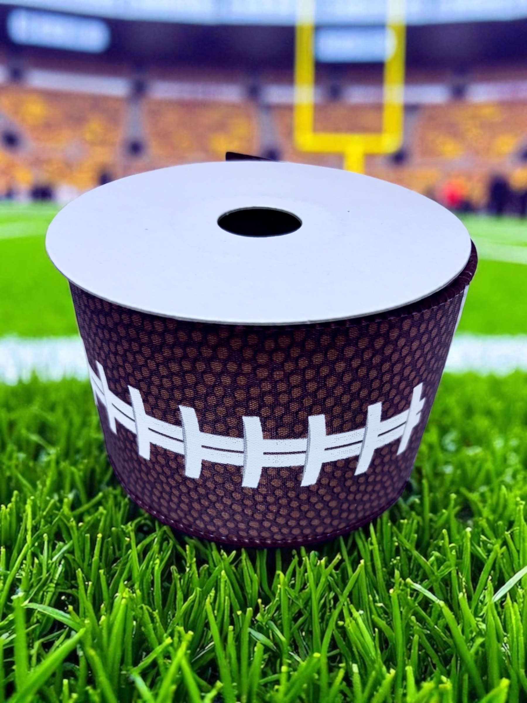 #40 Football Ribbon (2.5" x 10 yds.) - Image 4